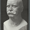 Graf Ferdinand von Zeppelin. Büste in Stein von Professor Karl Donndorf in Stuttgart. Aus der Grossen Kunstaustellung in Stuttgart, Sommer 1913