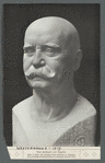 Graf Ferdinand von Zeppelin. Büste in Stein von Professor Karl Donndorf in Stuttgart. Aus der Grossen Kunstaustellung in Stuttgart, Sommer 1913