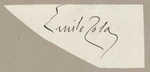 Emile Zola [signature]