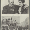 M. et Mme Émile Zola.--Photographie inédite par l'éditeur G. Chaprentier. Funerailles d"Émile Zola.--Le char funèbre.--Voir l'article, page 296. M. Duret. M. Bruneau. M.A. Hermant. M. Charpentier