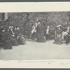 Celebration, at Médan, of the first anniversary of Zola's death. Mme. Dreyfus. Mme. Zola