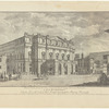 Veduta del Teatro Grande alla Scala. Disegno del Sigr. Dn. Giuseppe Piermarini R. Architetto