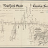 Profiles of the New York State canals and feeders: showing the elevations of the water surfaces above tide water, & junction of the lateral canals with the Erie