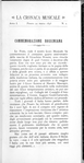 La Cronaca musicale