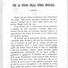 La Cronaca musicale