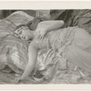 Theda Bara laying down in the motion picture Cleopatra