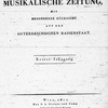 Allgemeine Musikalische Zeitung