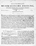 Allgemeine Musikalische Zeitung 