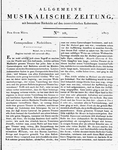 Allgemeine Musikalische Zeitung 