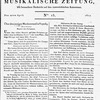 Allgemeine Musikalische Zeitung