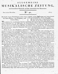 Allgemeine Musikalische Zeitung 