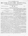 Allgemeine Musikalische Zeitung
