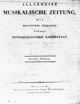 Allgemeine Musikalische Zeitung 