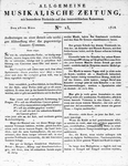 Allgemeine Musikalische Zeitung 