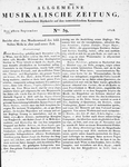 Allgemeine Musikalische Zeitung 