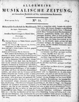 Allgemeine Musikalische Zeitung 