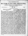 Allgemeine Musikalische Zeitung 
