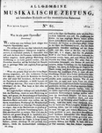 Allgemeine Musikalische Zeitung
