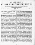 Allgemeine Musikalische Zeitung