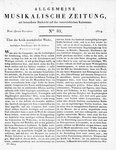 Allgemeine Musikalische Zeitung 
