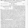 Allgemeine Musikalische Zeitung 