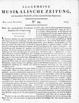 Allgemeine Musikalische Zeitung 