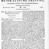 Allgemeine Musikalische Zeitung 