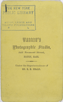 Harry Schafer, Boston Red Stockings, Nov. 13th, 1871