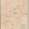 Sketch showing contour lines of mountains as drawn in the field  without vertical hatchings