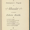 Shakespeare's tragedy of Hamlet as presented by Edwin Booth