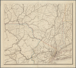 Post route map of the State of New York