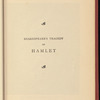 Shakespeare's tragedy of Hamlet
