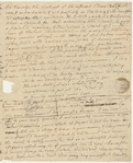 Letter of 25 February 1782 from Samuel Crisp to Burney