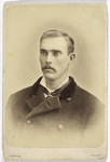 Unidentified man with mustache - wearing a overcoat- portrait