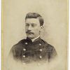 Unidentified soldier with mustache - portrait