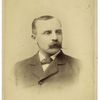 Unidentified man with mustache - wearing a suit and bow tie - portrait