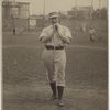 Unidentified baseball player in pitching form
