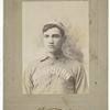 Unidentified baseball player, Washburn College.