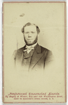 Unidentified man with whiskers wearing a suit and bow tie- portrait