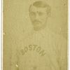 Unidentified baseball player with mustache, Boston.]