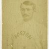 Unidentified baseball player with mustache, Boston.