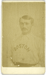 Unidentified baseball player with mustache, Boston.