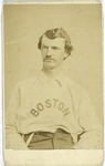 Unidentified baseball player with mustache, Boston.