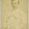 Unidentified baseball player with mustache, Boston.