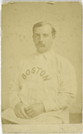 Unidentified baseball player with mustache, Boston.