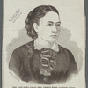 The late Eliza Logan- Mrs. George Wood-legitimate actress. For biographical sketch see City Theatrical column 