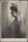 The Princess Troubetzkoy (Amelie Rives). From the latest photograph of the great American author