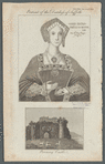 Portrait of the Duchess of Suffolk.  Pevensey Castle 