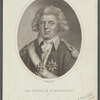 The prince of Wirtemburg
