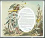 Oval cartouche. 1783. Engraving. MacAlpin collection